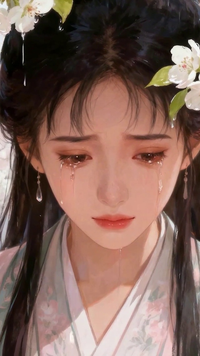 梨花带雨古风美少女