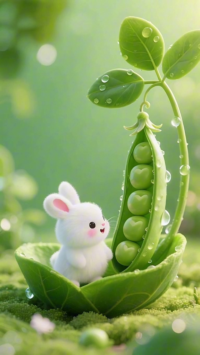 豆荚里的小开心
