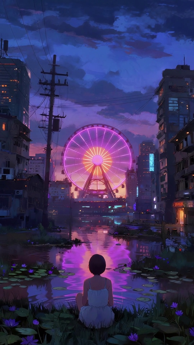 发光摩天轮