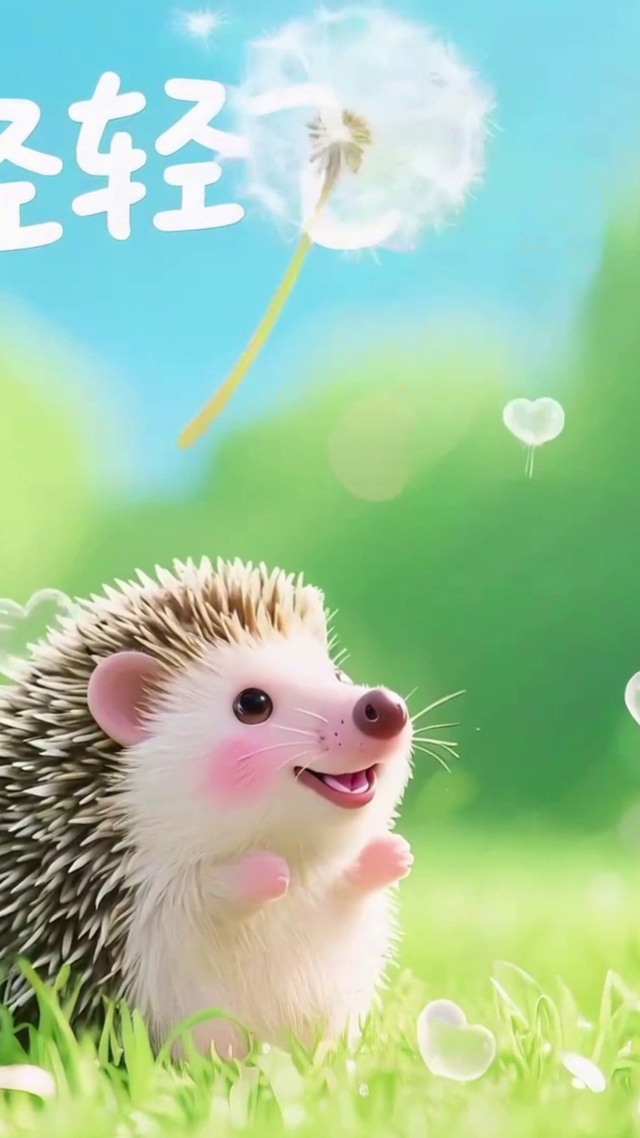 爱心小刺猬4K