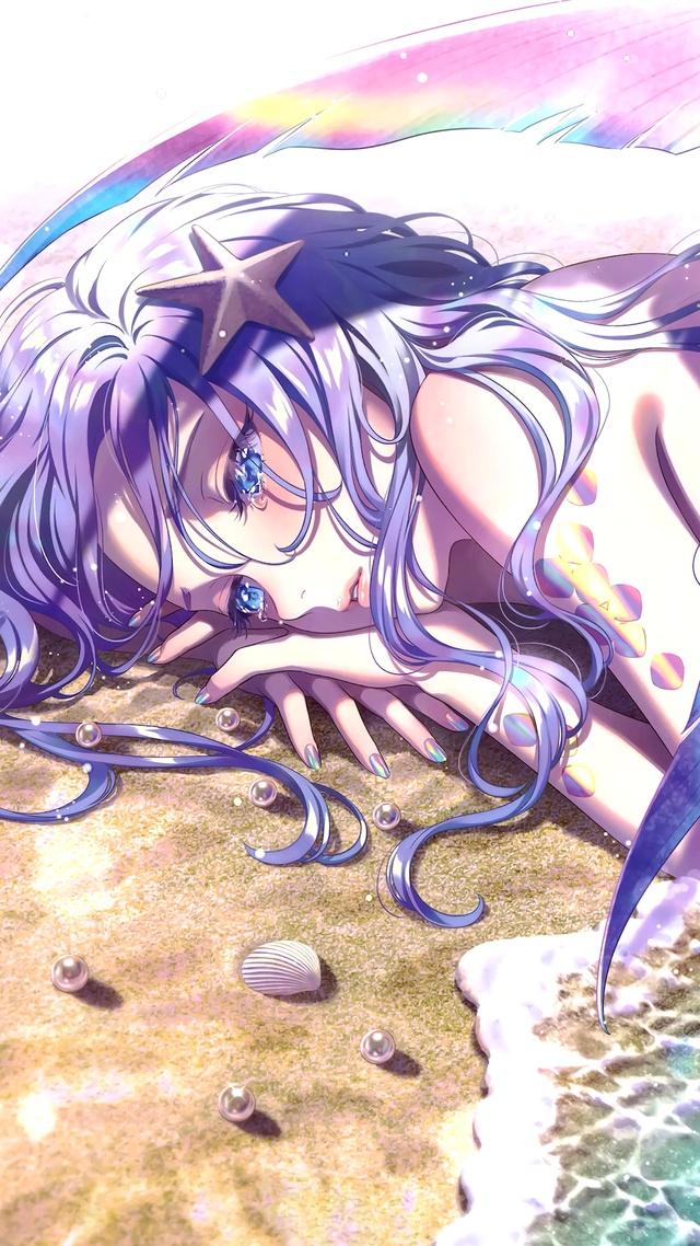 奇幻沙滩少女