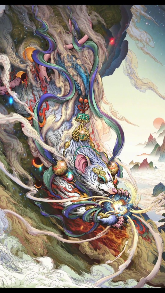 十二生肖-鼠咬天开