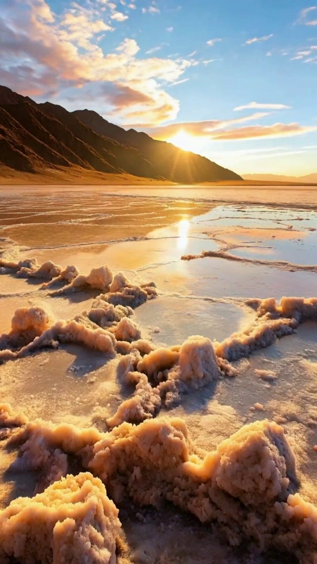 焰染穹苍，盐凝红海