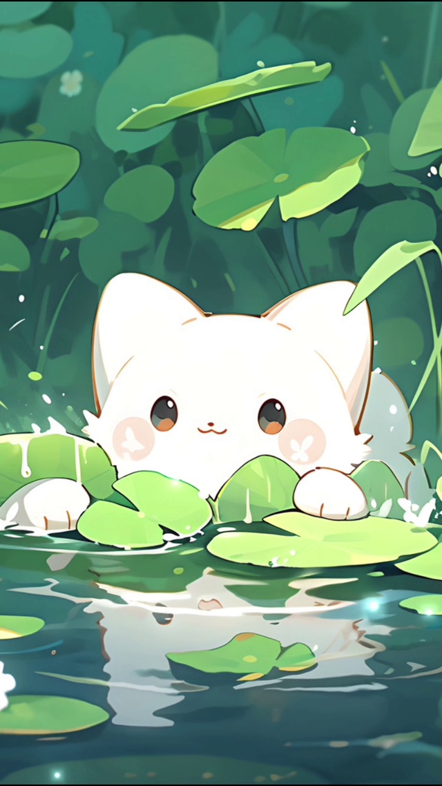 水中小猫
