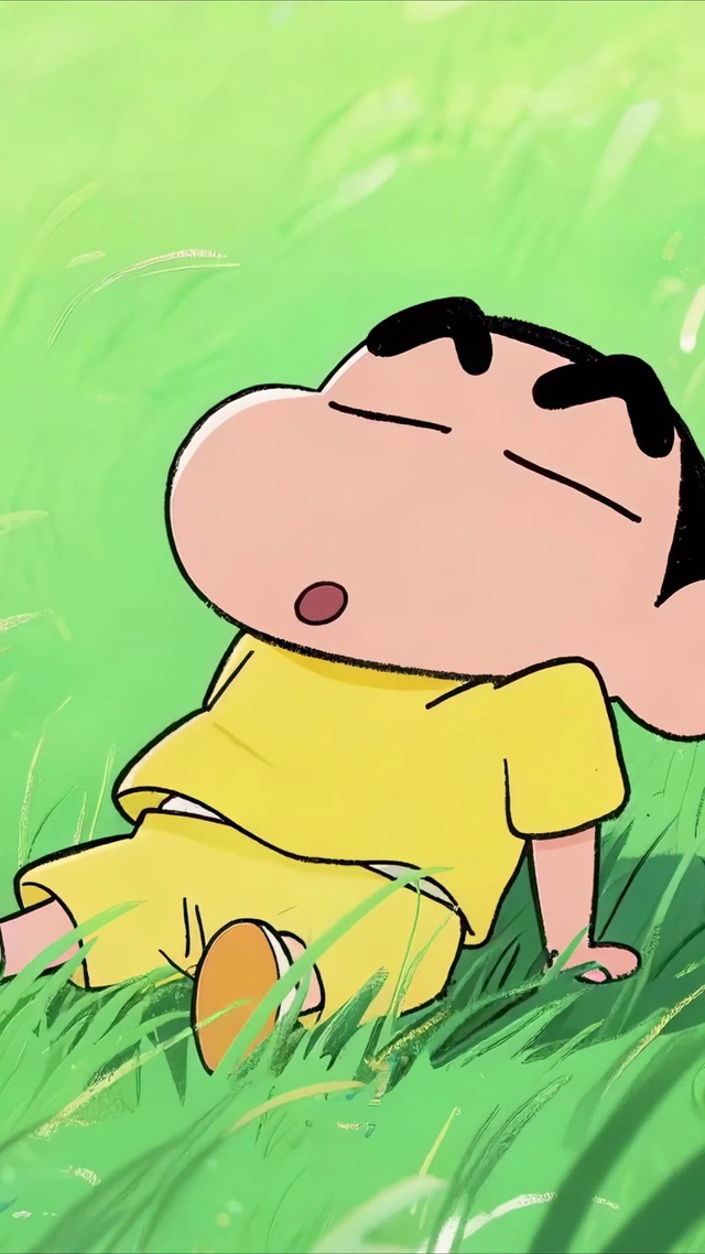 累了就歇脚-蜡笔小新