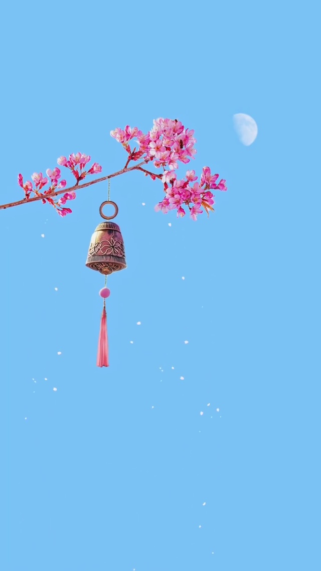 风铃响，思念起。