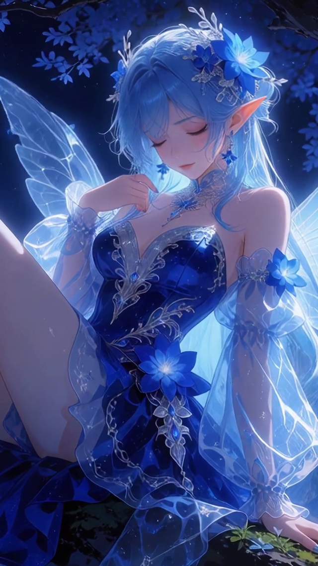 梦幻月光精灵女孩