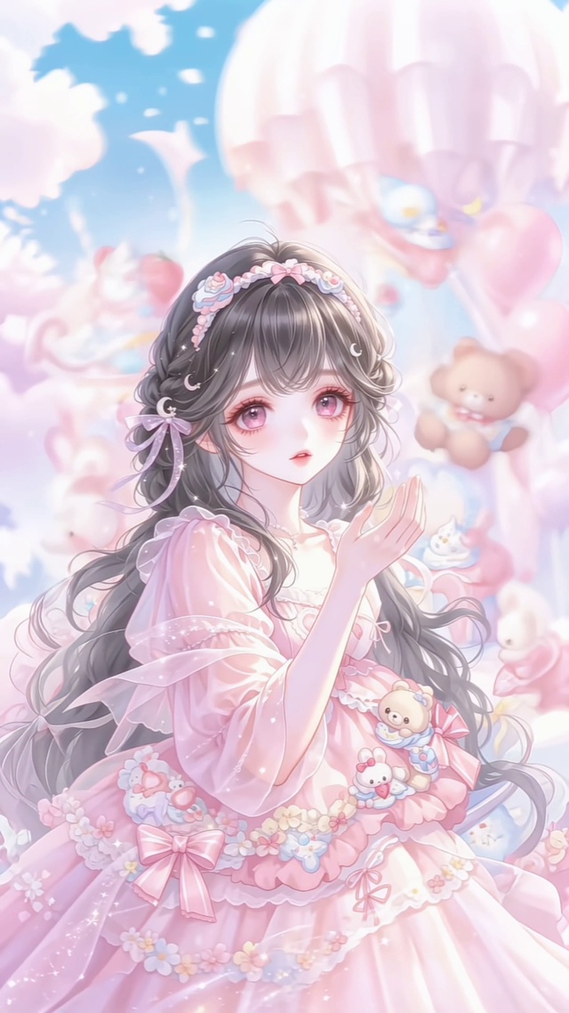 清甜小少女静谧温柔眸光