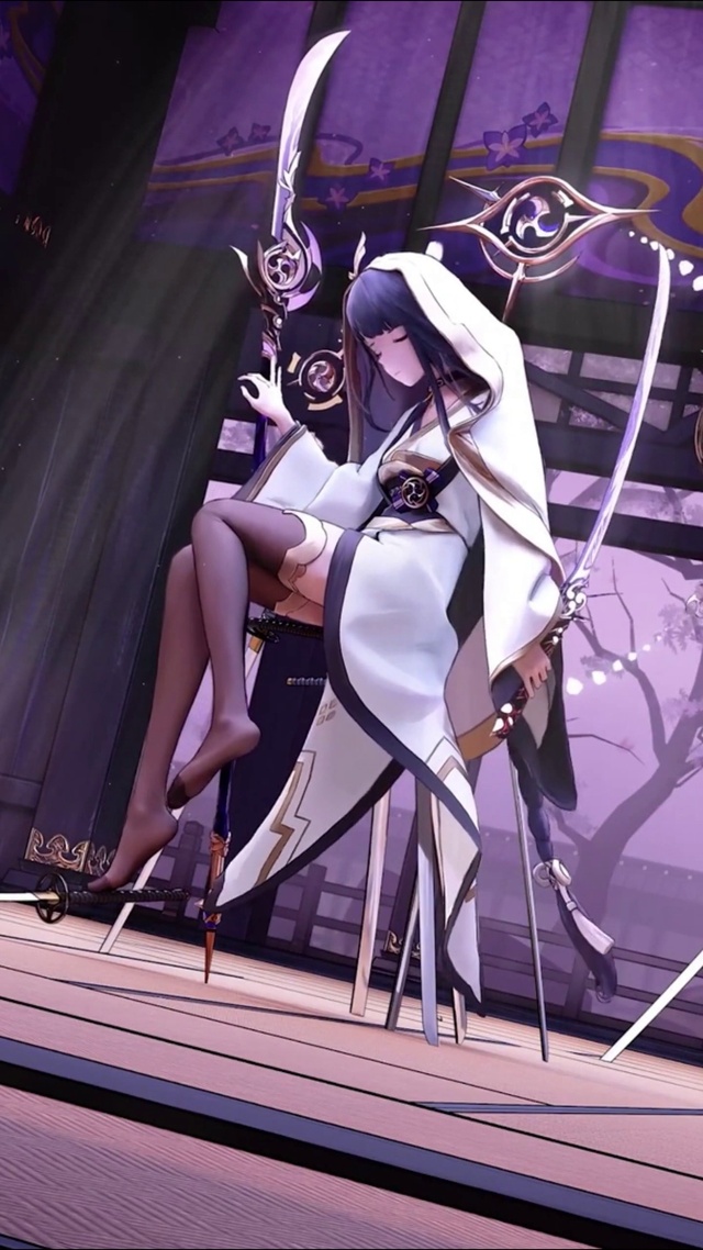 雷电将军  黑丝玉足