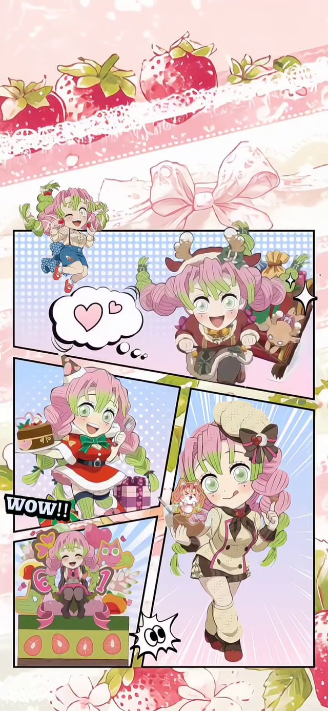 鬼灭之刃甘露寺蜜璃动态壁纸