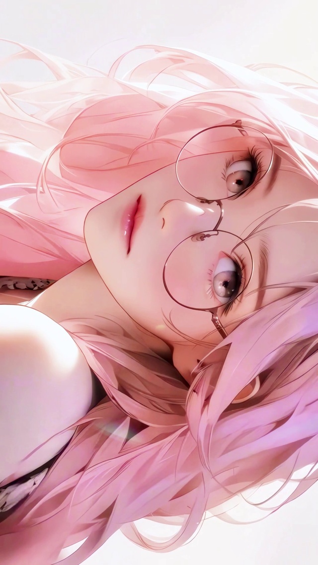 治愈系眼镜女孩