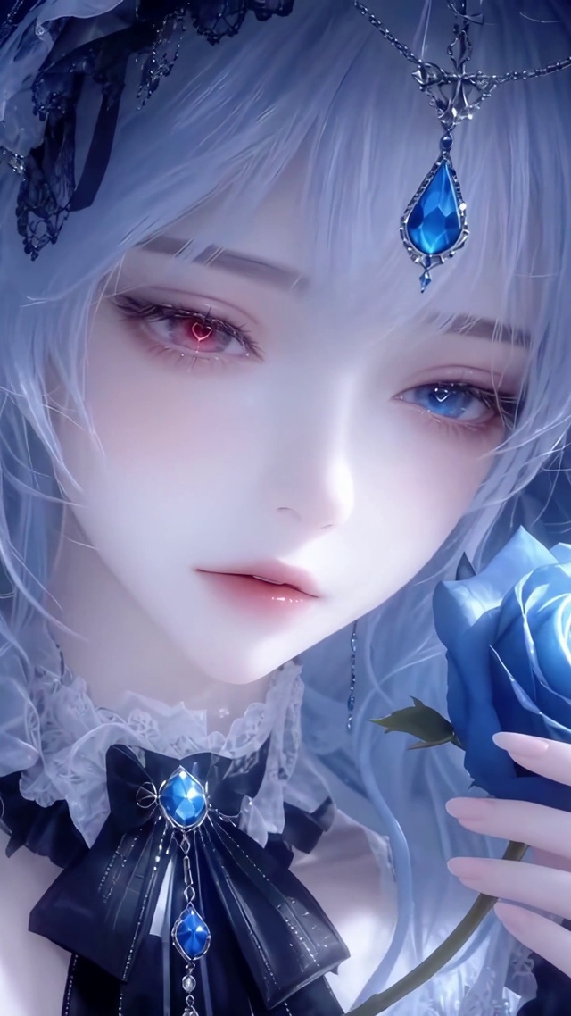 暗夜蓝玫美少女