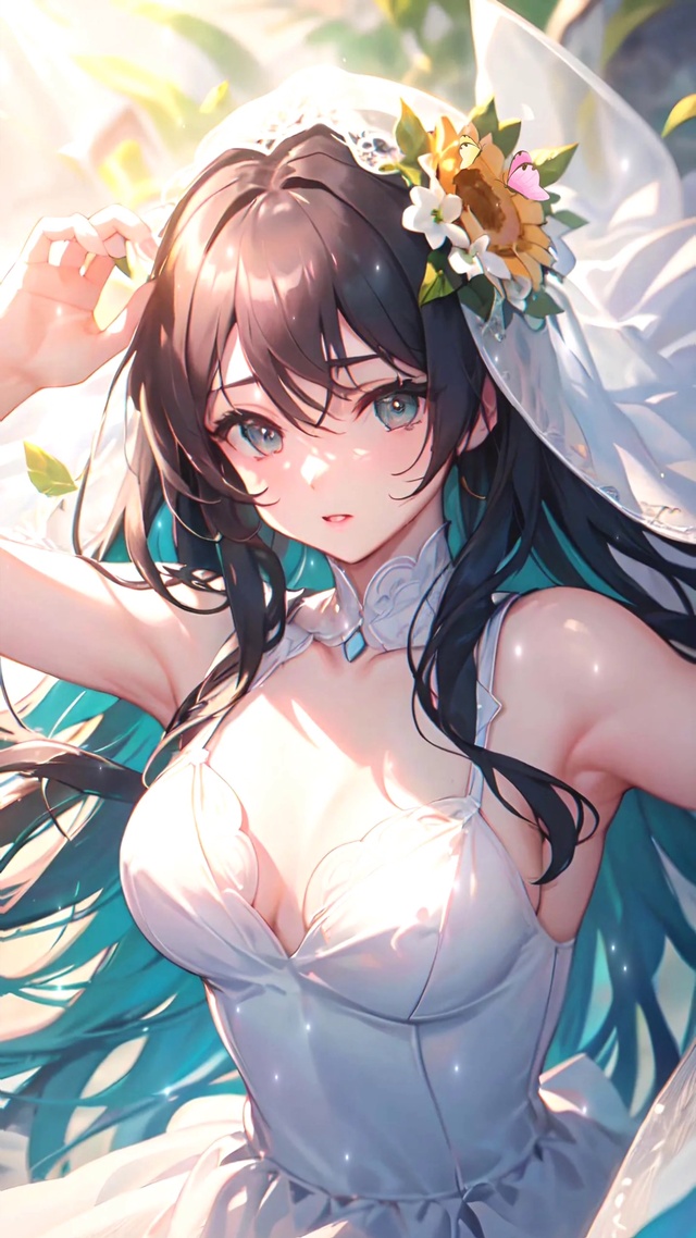 高清花仙子之婚纱壁纸