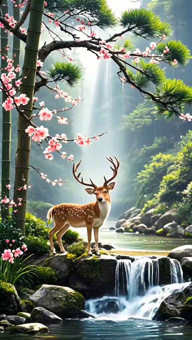 一鹿生花