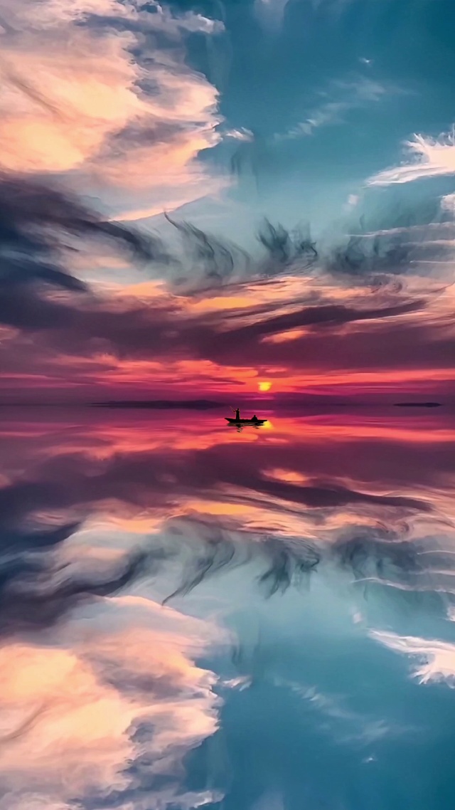 4k超清治愈系水天一色