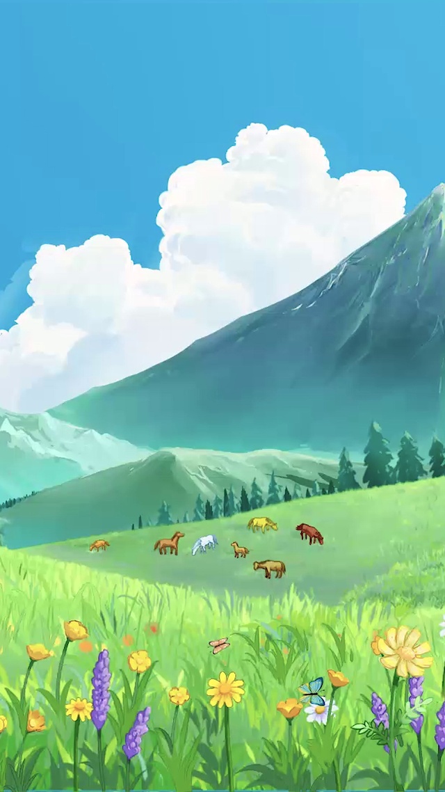 燕掠长空，蝶舞芳原