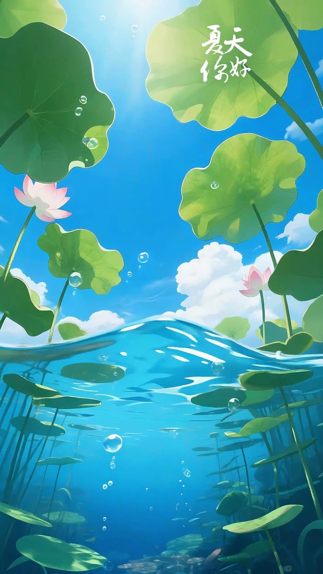夏日荷花