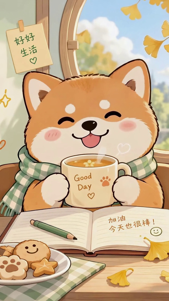 九月柴犬的温馨治愈日常