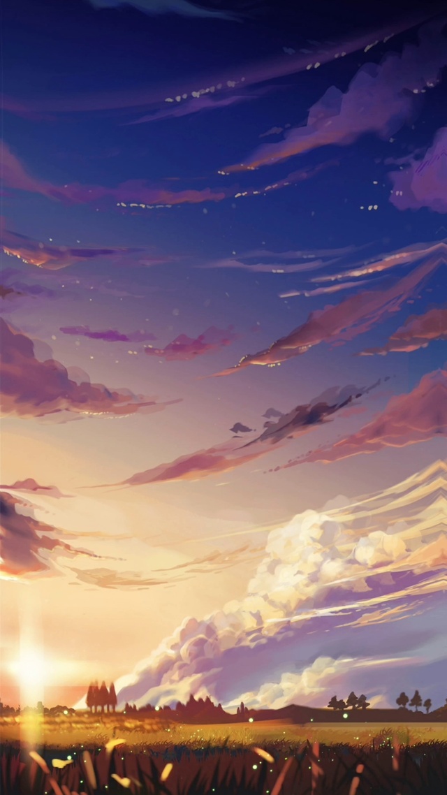 夕阳彩霞