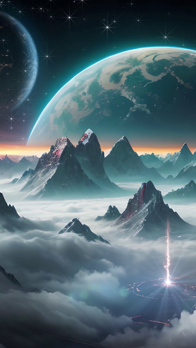 唯美科幻宇宙星球星空