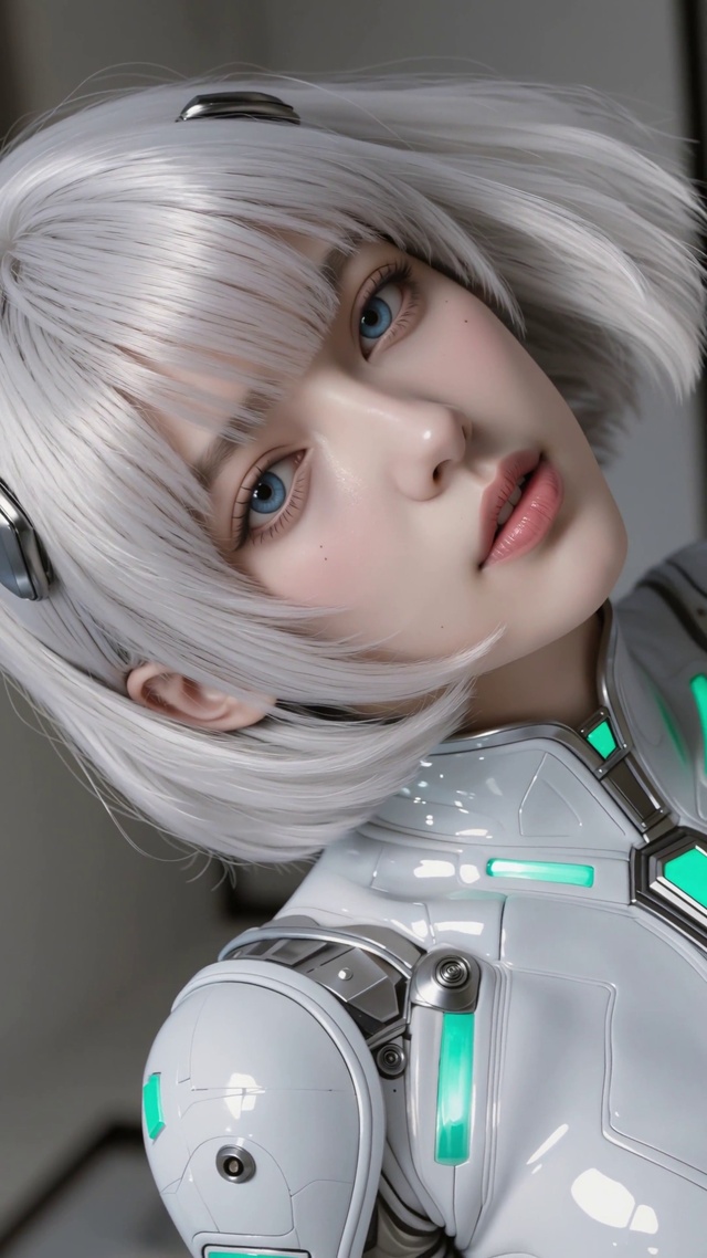 白发未来机器少女