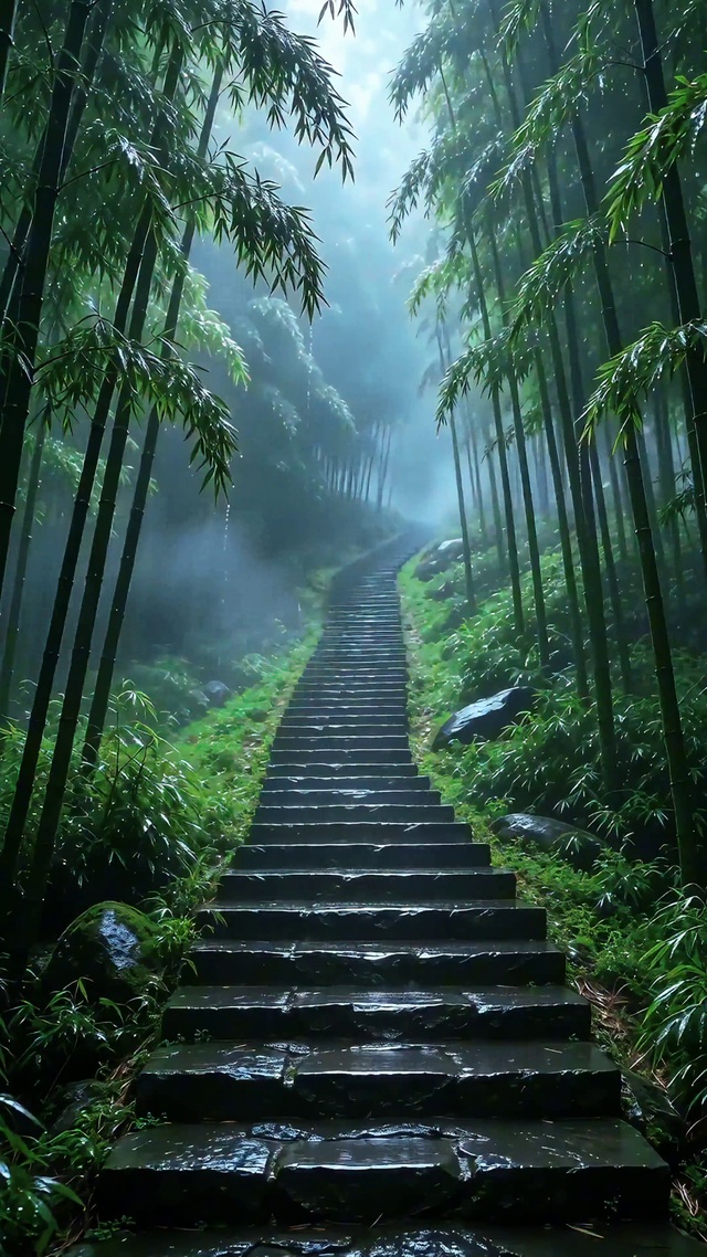 竹林高清4k护眼