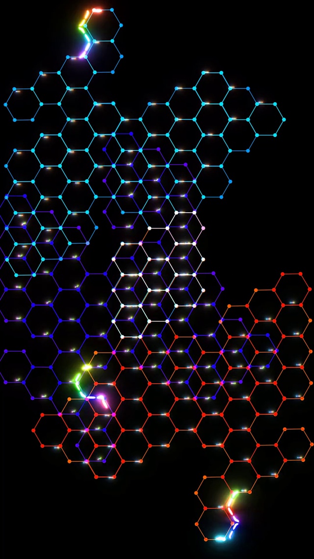 炫酷蜂巢墙-竖屏