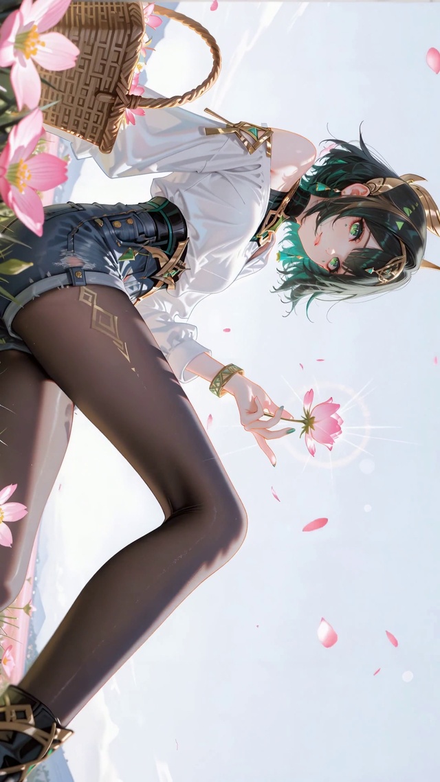 清纯花田时刻黑丝少女奈芙尔