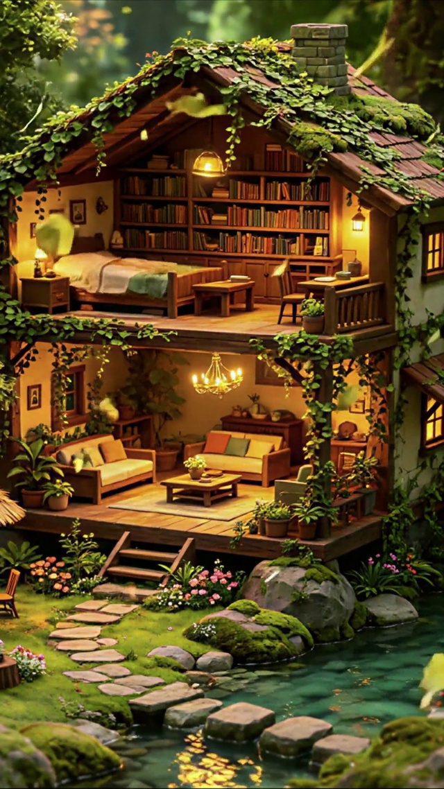 森林小屋-无缝循环