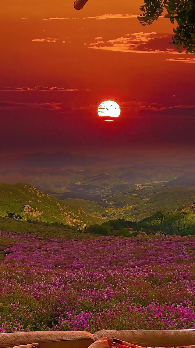 绝美日落壁纸