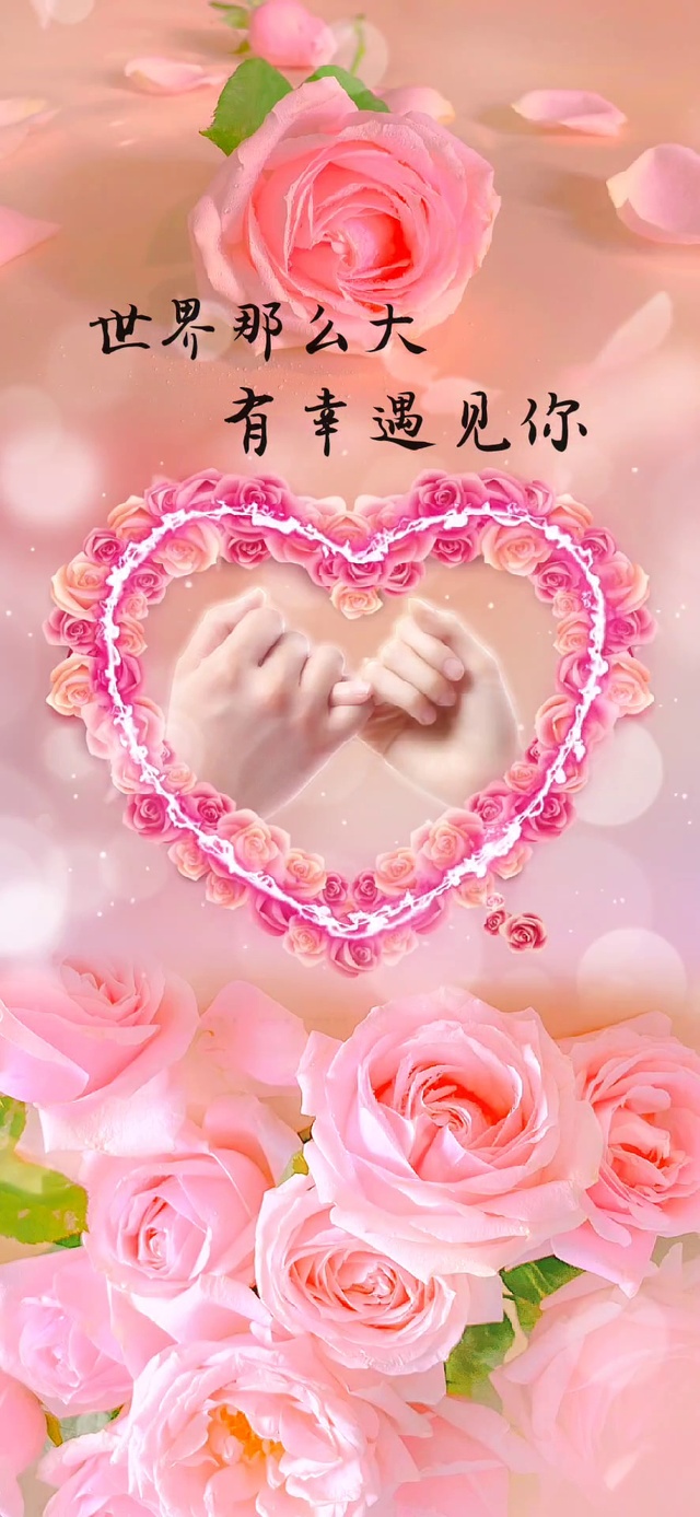 世界那么大 有幸遇见你