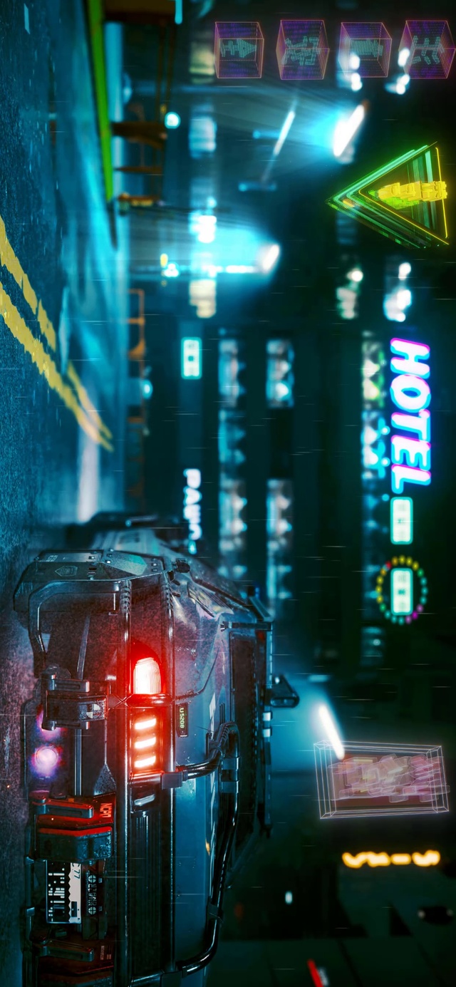 4K唯美赛博朋克跑车