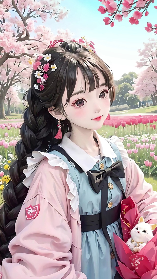 粉色系甜美少女