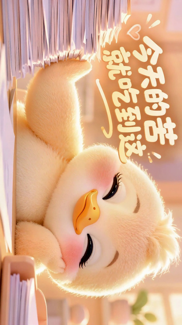 萌趣小黄鸭打工人