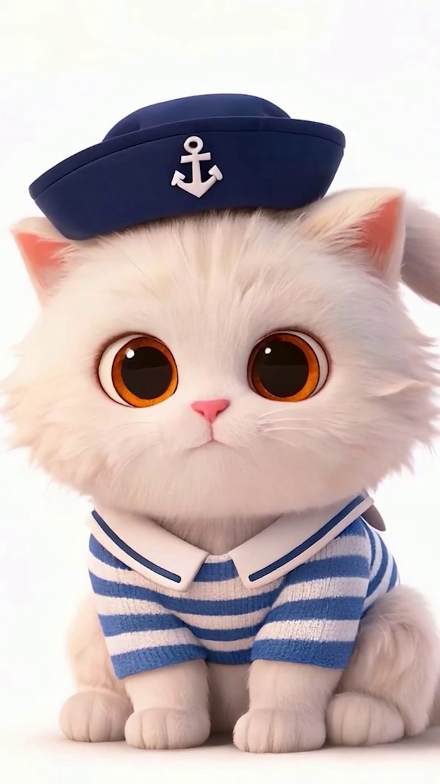 戴帽子猫咪