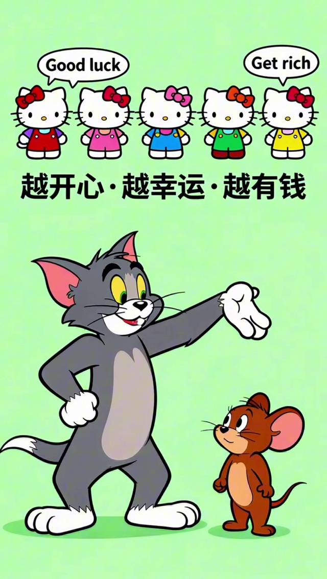 越开心 越幸运 越有钱