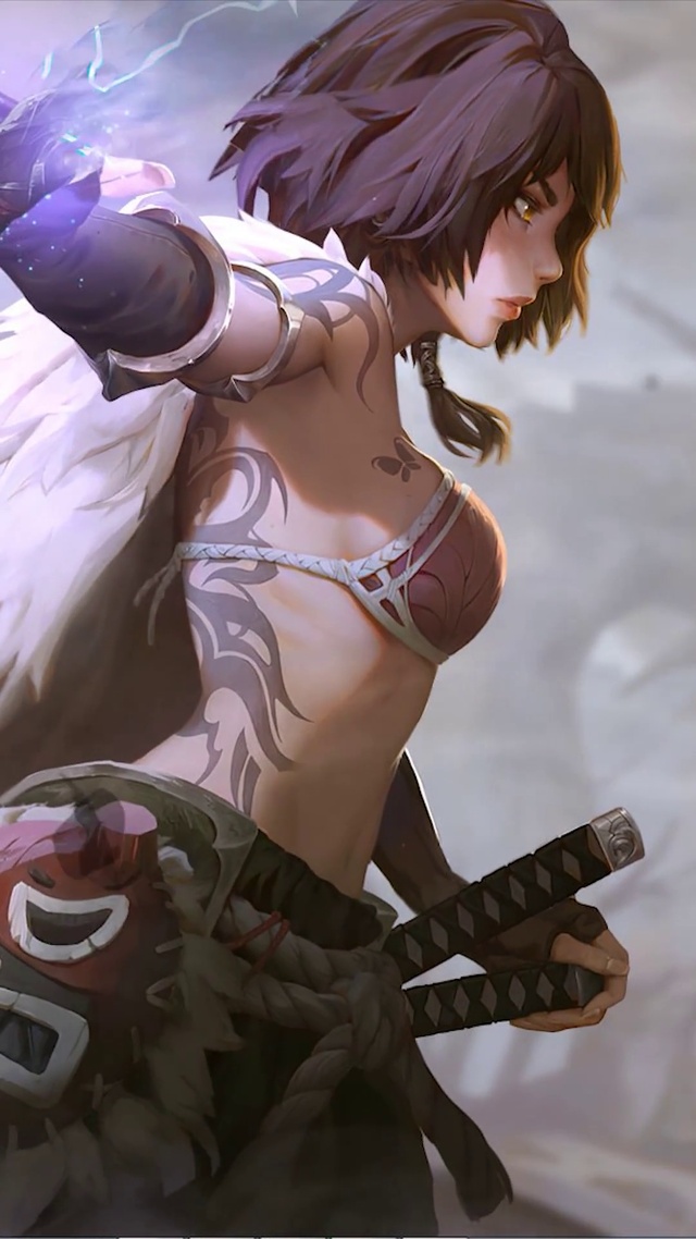 霸气双刀武神少女 