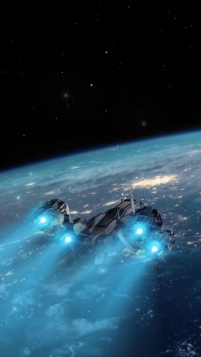 宇宙飞船科技壁纸 宇宙飞船壁纸手机超清全面屏
