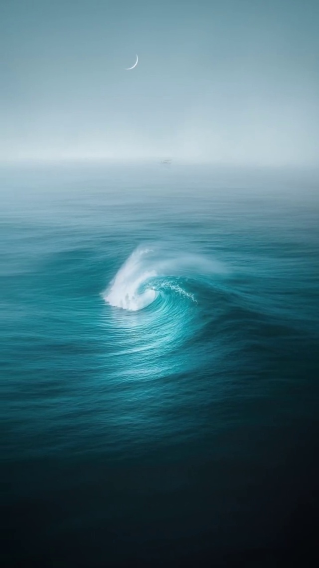 真实感水浪