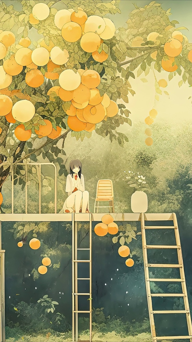 唯美插画ai创意