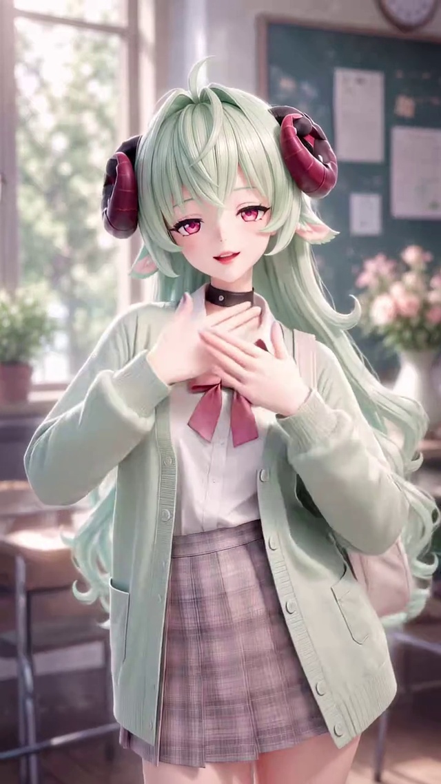 可爱的二次元动漫少女