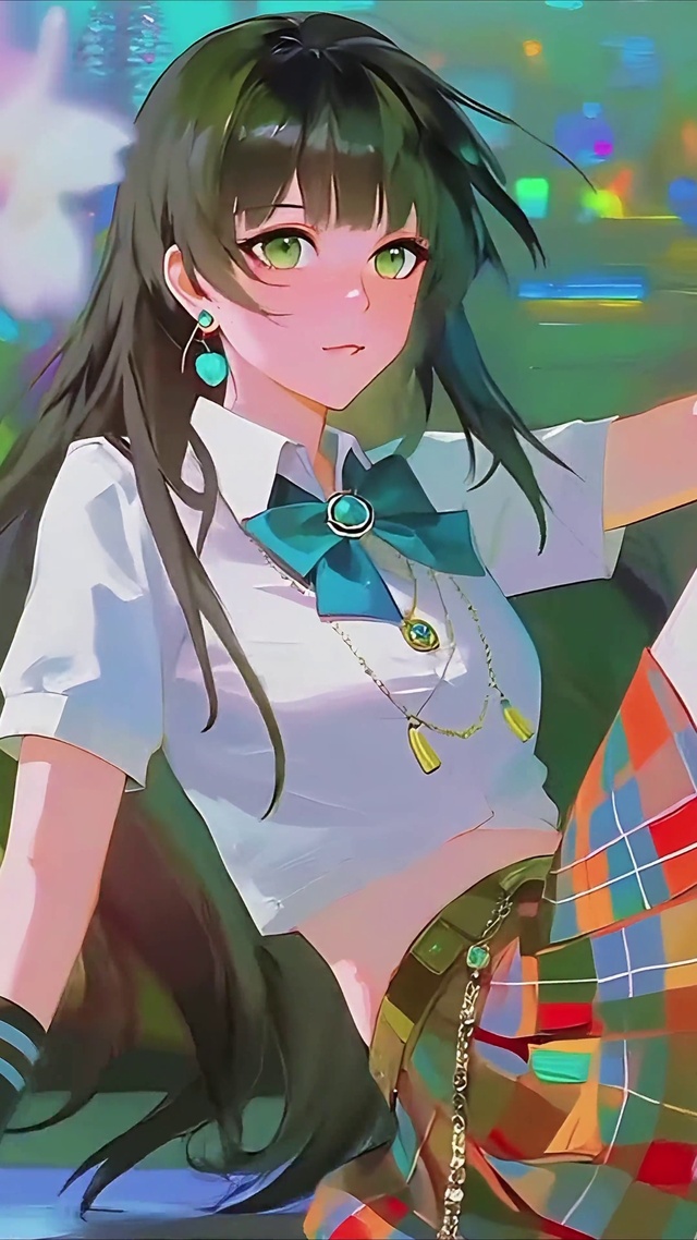 校服少女的樱花境