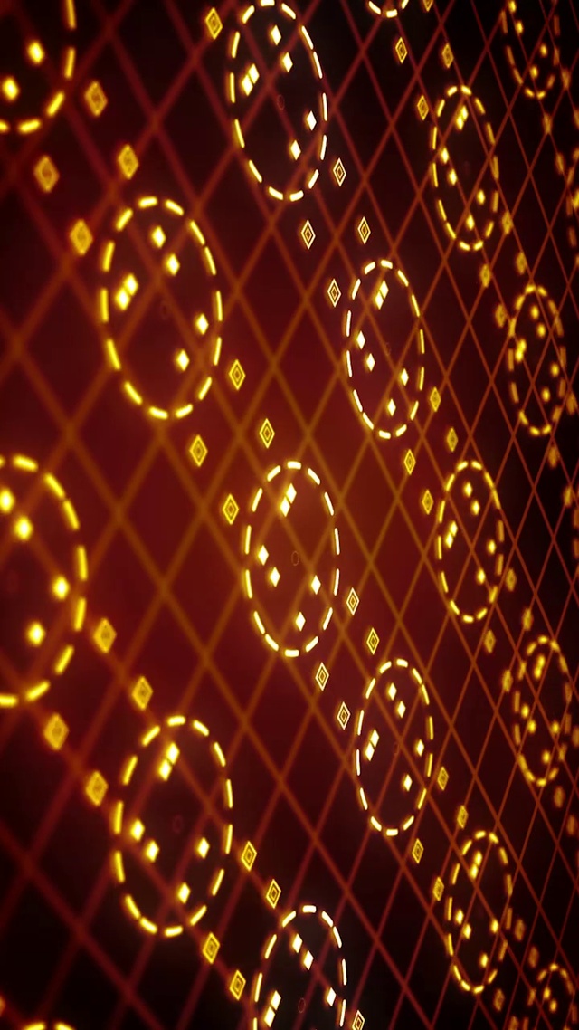 简约立体蜂巢-黄色