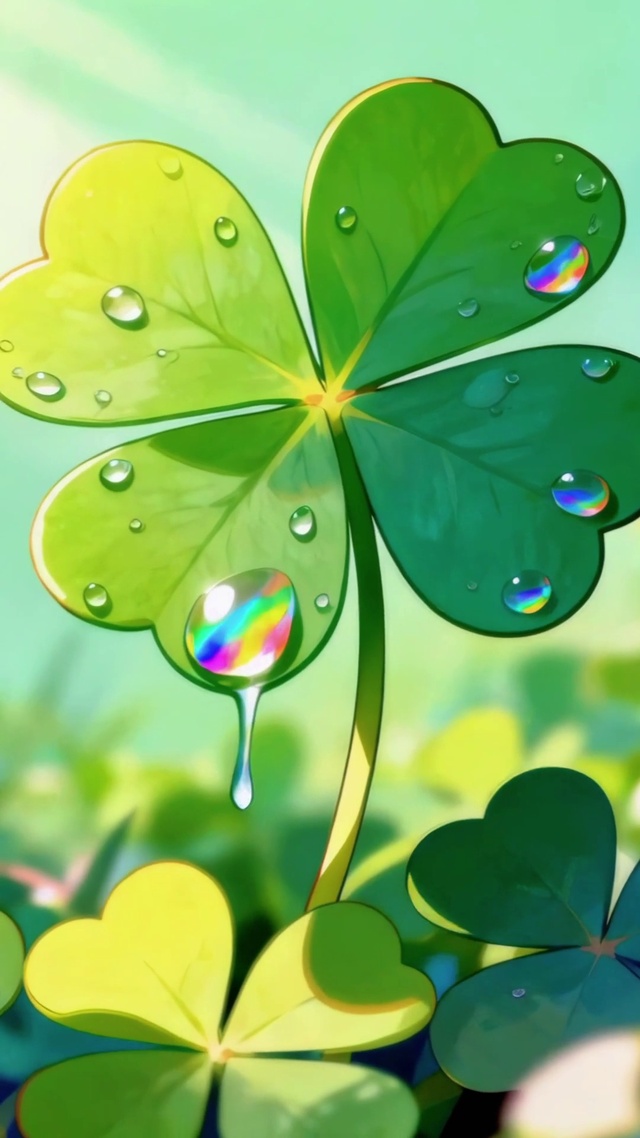 送你好运四叶草