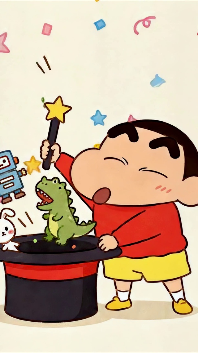 蜡笔小新帽子戏法