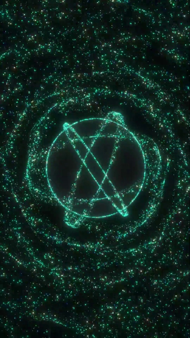3D粒子环绕球