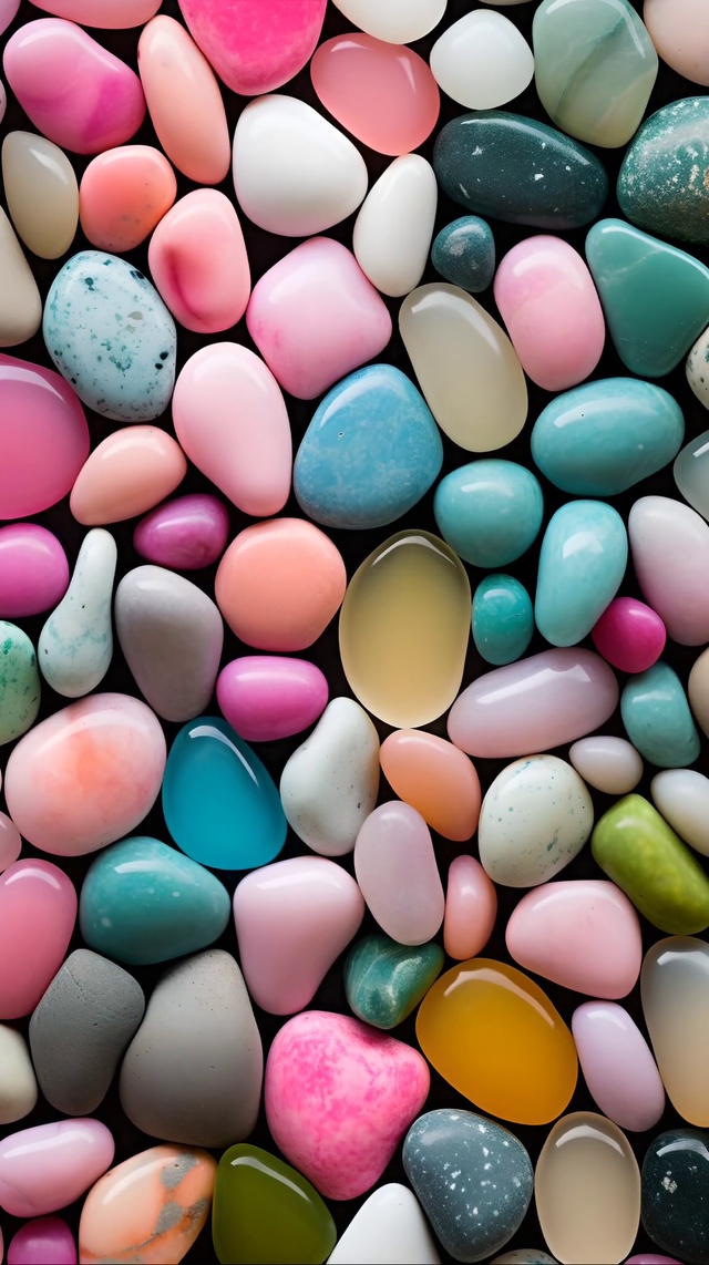彩色鹅卵石