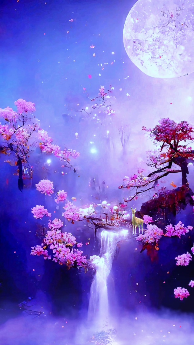 赏月风景