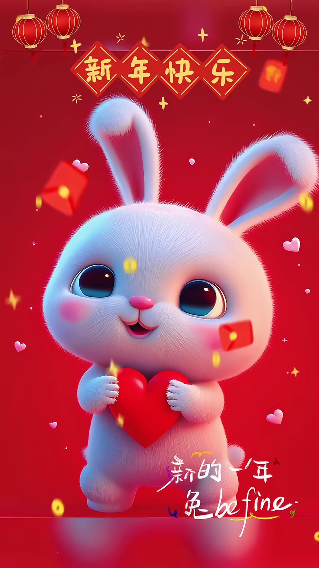 新年快乐兔
