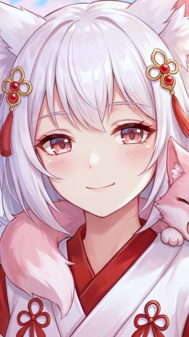 白狐少女